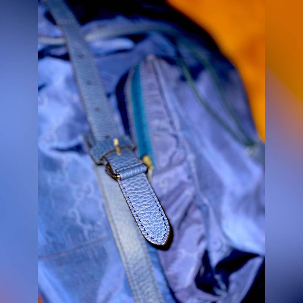 Gucci blue nylon - Picture 2 of 6